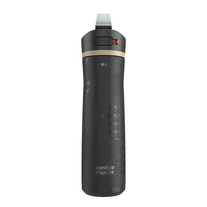Contigo® x Ally Love Ashland Chill 2.0 Stainless Steel Water Bottle with AUTOSPOUT® Lid, 24oz - Licorice [IFZET] [ZS4IN]