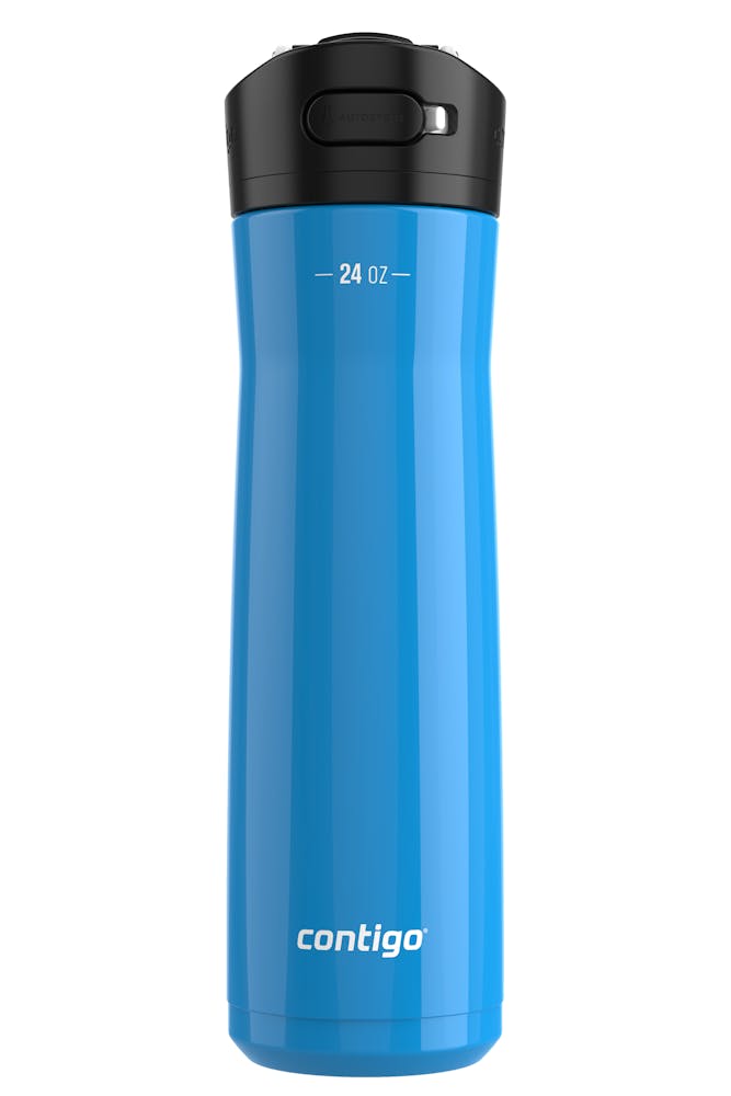 Contigo® Ashland Chill 2.0 Stainless Steel Water Bottle with AUTOSPOUT® Lid, 24 oz - Blue Poppy [W97QE] [TG2ZY]